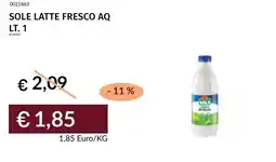Prezzemolo e Vitale Sole latte fresco aq offerta