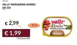 Prezzemolo e Vitale Valle' margarina+burro offerta