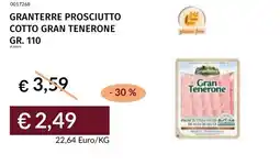 Prezzemolo e Vitale Granterre prosciutto cotto gran tenerone offerta