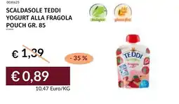 Prezzemolo e Vitale Scaldasole teddi yogurt alla fragola pouch offerta