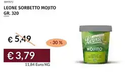 Prezzemolo e Vitale Leone sorbetto mojito offerta