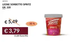 Prezzemolo e Vitale Leone sorbetto spritz offerta