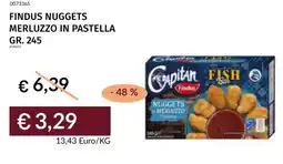Prezzemolo e Vitale Findus nuggets merluzzo in pastella offerta