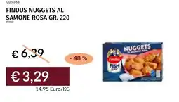 Prezzemolo e Vitale Findus nuggets al samone rosa offerta