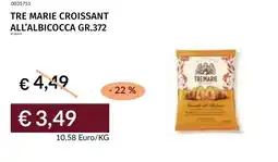 Prezzemolo e Vitale Tre marie croissant all'albicocca offerta