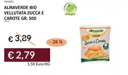 Prezzemolo e Vitale Almaverde bio vellutata zucca e carote offerta