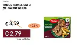 Prezzemolo e Vitale Findus medaglioni di melenzane offerta