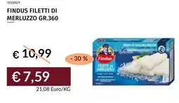Prezzemolo e Vitale Findus filetti di merluzzo offerta