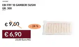 Prezzemolo e Vitale Ebi fry 10 gamberi sushi offerta