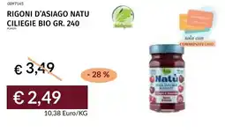 Prezzemolo e Vitale Rigoni d'asiago natu ciliegie bio offerta