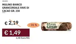 Prezzemolo e Vitale Mulino bianco grancereale fave di cacao offerta