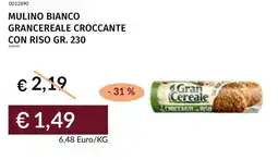 Prezzemolo e Vitale Mulino bianco grancereale croccante con riso offerta