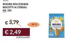 Prezzemolo e Vitale Misura dolcesenza biscotti ai cereali offerta