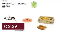 Prezzemolo e Vitale Forti biscotti bioricci offerta