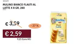 Prezzemolo e Vitale Mulino bianco flauti al latte offerta
