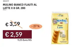 Prezzemolo e Vitale Mulino bianco flauti al latte offerta