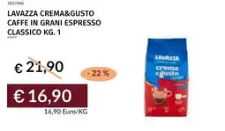Prezzemolo e Vitale Lavazza crema&gusto caffe in grani espresso classico offerta
