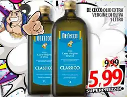 Il Genio Supermercato De cecco olio extra vergine di oliva offerta