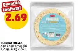 PENNY Piadina fresca 6 pz + 4 pz omaggio offerta