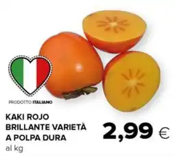 Tigre Kaki rojo brillante varietà a polpa dura offerta