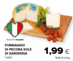 Tigre Formaggio di pecora sole di sardegna offerta