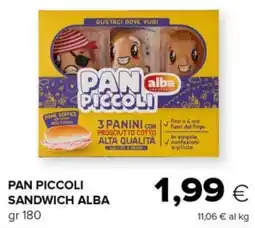 Tigre Pan piccoli sandwich ALBA offerta