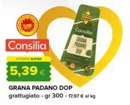 Tigre Consilia grana padano dop grattugiato offerta