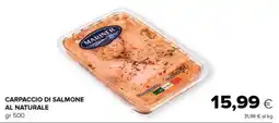 Tigre Carpaccio di salmone al naturale offerta