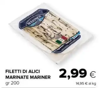 Filetti di alici marinate MARINER