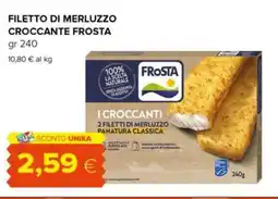 Tigre Filetto di merluzzo croccante FROSTA offerta