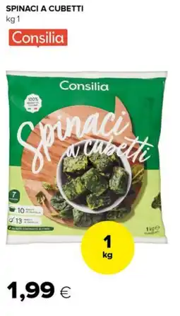 Tigre Consilia spinaci a cubetti offerta
