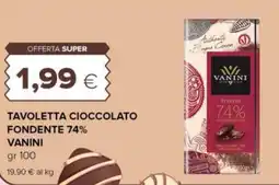 Tigre Tavoletta cioccolato fondente 74% VANINI offerta