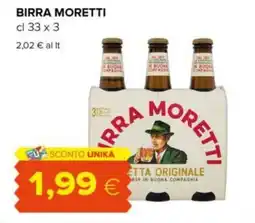 Tigre Birra MORETTI offerta