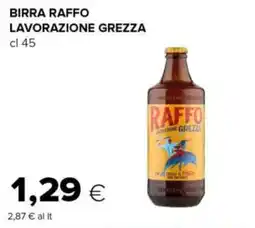Tigre Birra raffo lavorazione grezza offerta