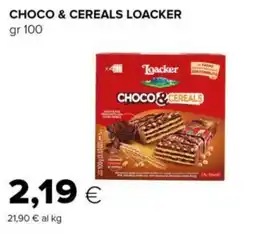 Tigre Choco & cereals LOACKER offerta