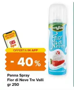 Tigre Panna Spray Fior di Neve Tre Valli offerta