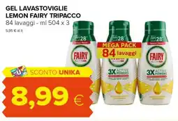 Tigre Gel lavastoviglie lemon fairy tripacco offerta