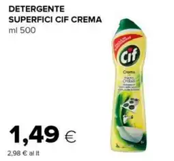 Tigre Detergente superfici cif crema offerta