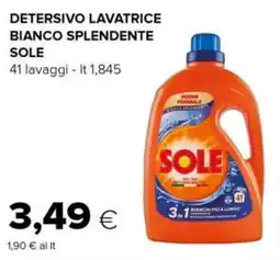 Tigre Detersivo lavatrice bianco splendente SOLE offerta