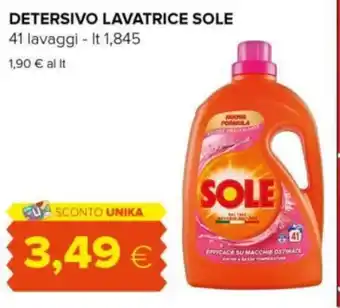 Tigre Detersivo lavatrice SOLE offerta