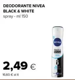 Tigre Deodorante nivea black & white offerta