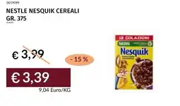Prezzemolo e Vitale Nestle nesquik cereali offerta