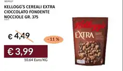 Prezzemolo e Vitale Kellogg's cereali extra cioccolato fondente nocciole offerta