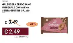 Prezzemolo e Vitale Galbusera zerograno integrale con avena senza glutine offerta