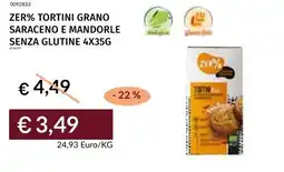Prezzemolo e Vitale Zer% tortini grano saraceno e mandorle senza glutine offerta
