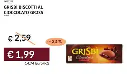 Prezzemolo e Vitale Grisbi biscotti al cioccolato offerta