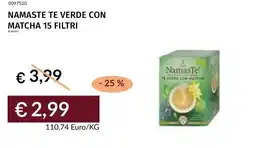 Prezzemolo e Vitale Namaste te verde con matcha 15 filtri offerta