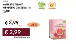 Prezzemolo e Vitale Namaste tisana risveglio dei sensi 15 filtri offerta