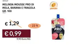 Prezzemolo e Vitale Melinda mousse pro di mela, banana e fragola offerta