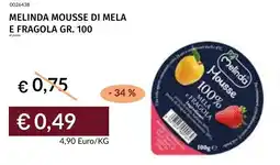 Prezzemolo e Vitale Melinda mousse di mela e fragola offerta